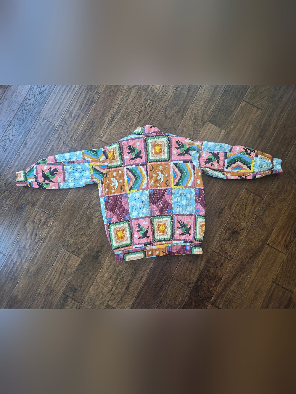 *NWT* [Sezane X Pangea] Richie Patchwork Quilted Jacket, Size 36/4 - Picture 4 of 12